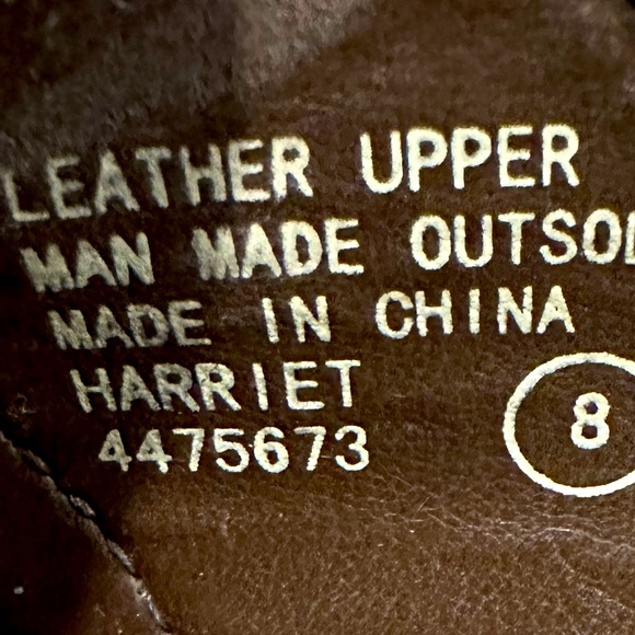 Vintage Earth Shoe Leather Harriet Lug Sole Mule Brown Sz8!worn only a few times - Picture 5 of 6